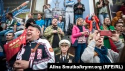 Военный парад в Севастополе. 9 мая, 2017 года