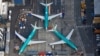 Самалёты Boeing 737 MAX на заводле Boeing у горадзе Рэнтан, штат Вашынгтон. 21 сакавіка 2019 году